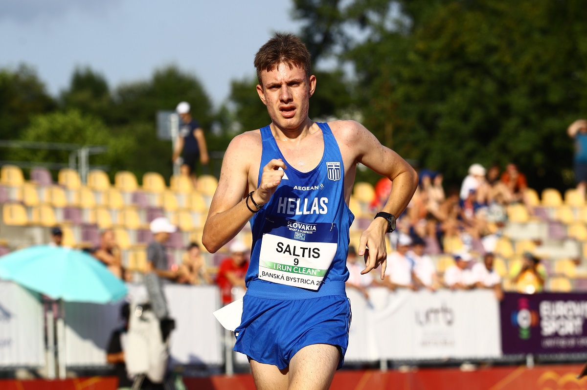 Panagiotis Saltis Greek race walker professional athlete portrait